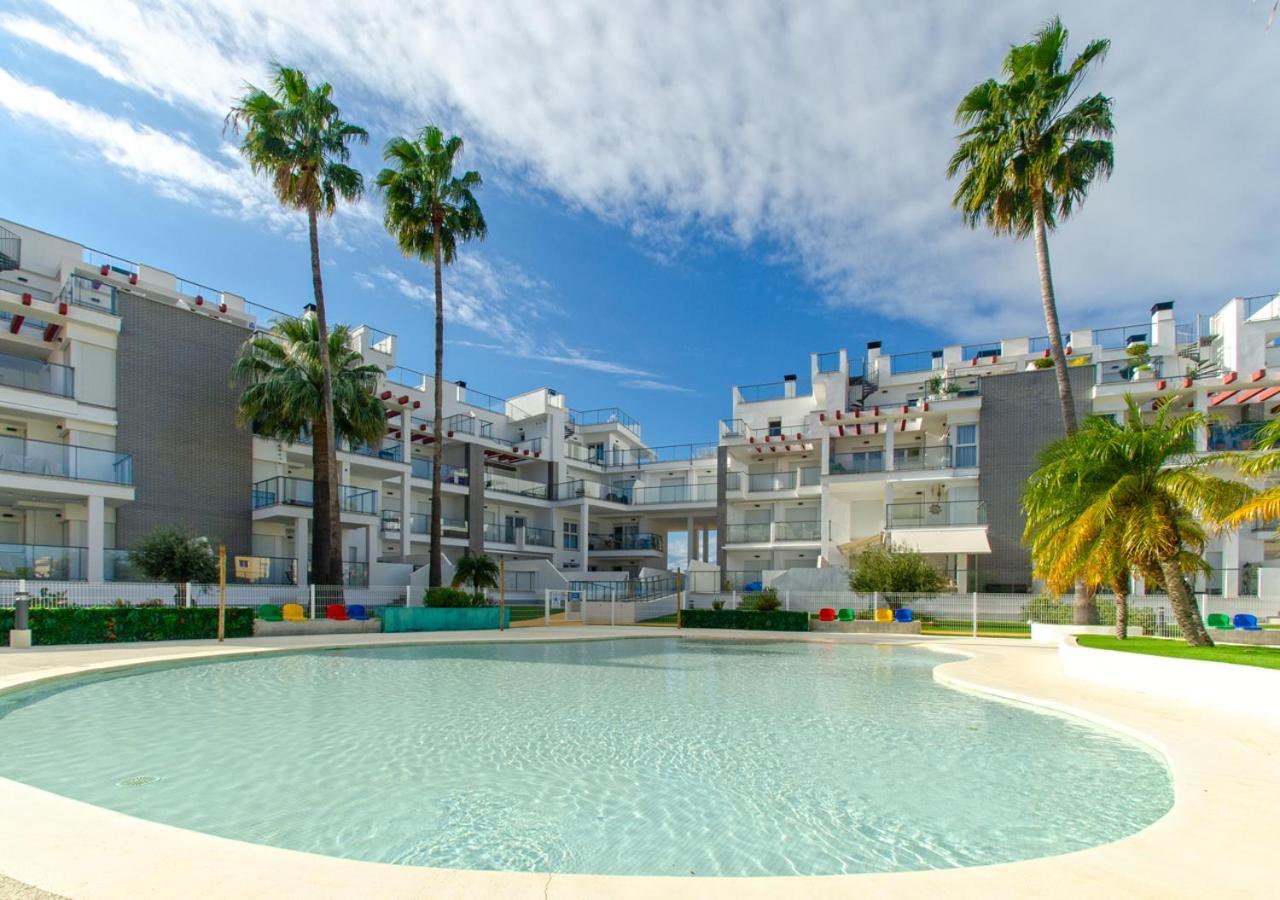 Apartamento Victoria Playa III Con Una Gran Terraza Dénia Esterno foto
