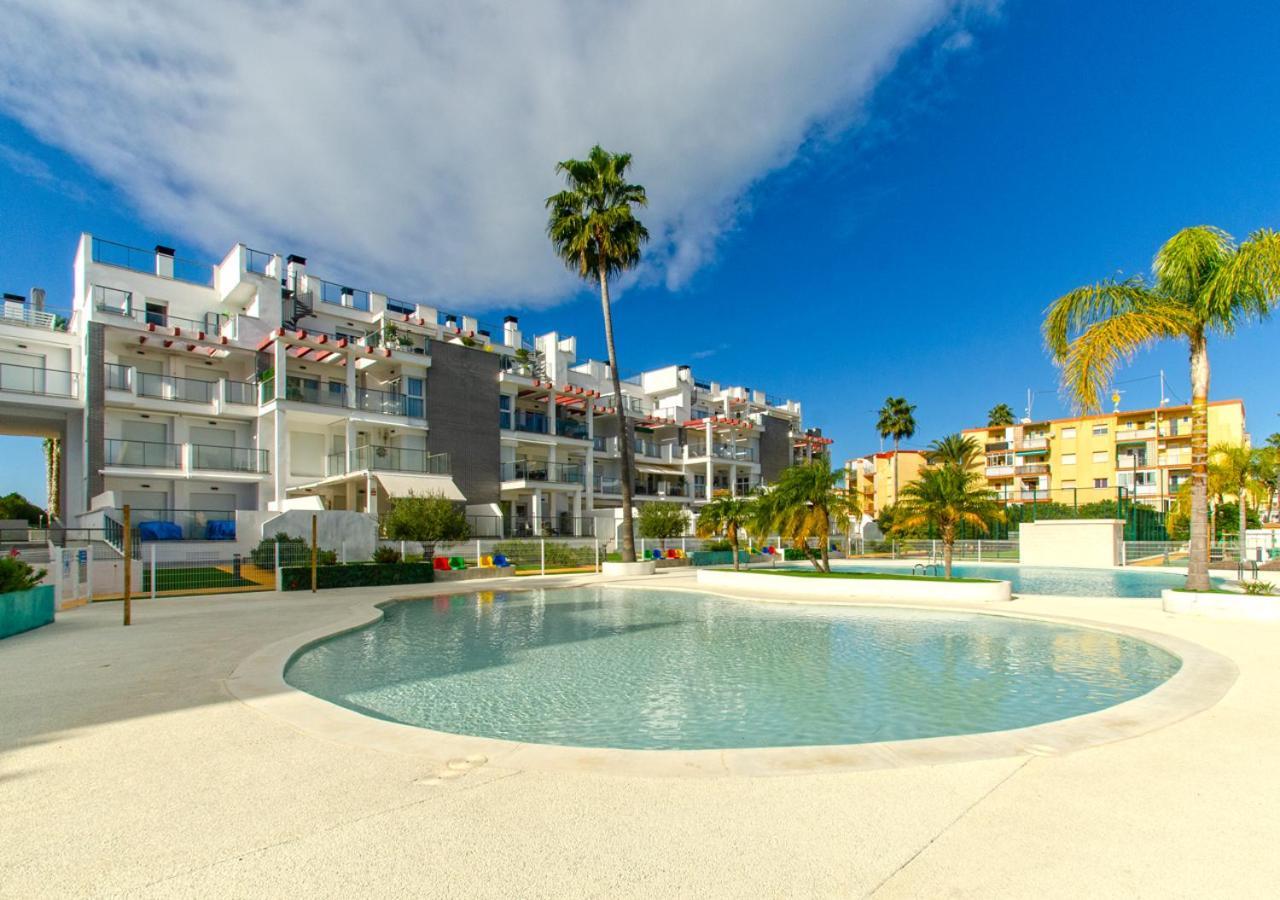 Apartamento Victoria Playa III Con Una Gran Terraza Dénia Esterno foto